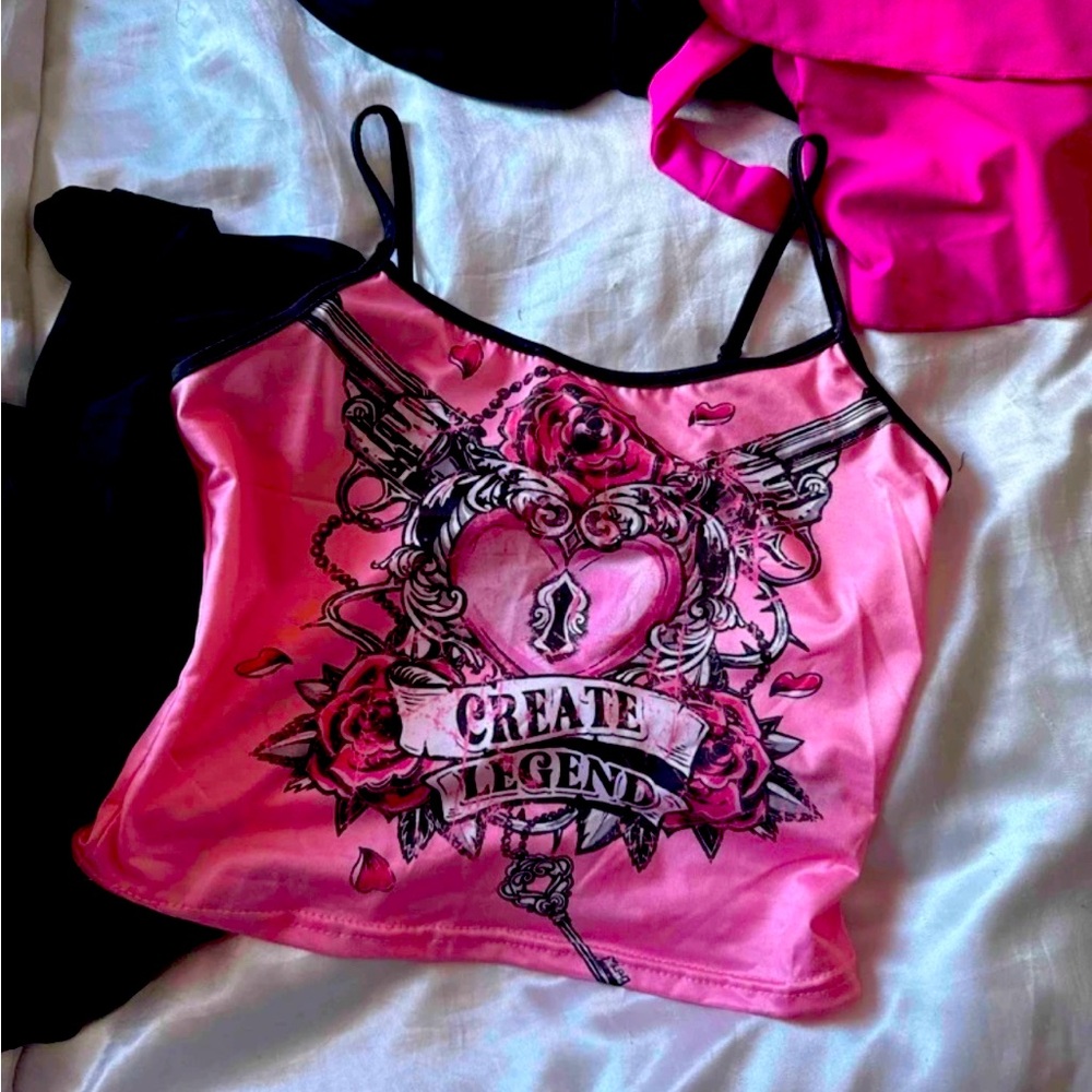 Create Legend Pink Camisole Top